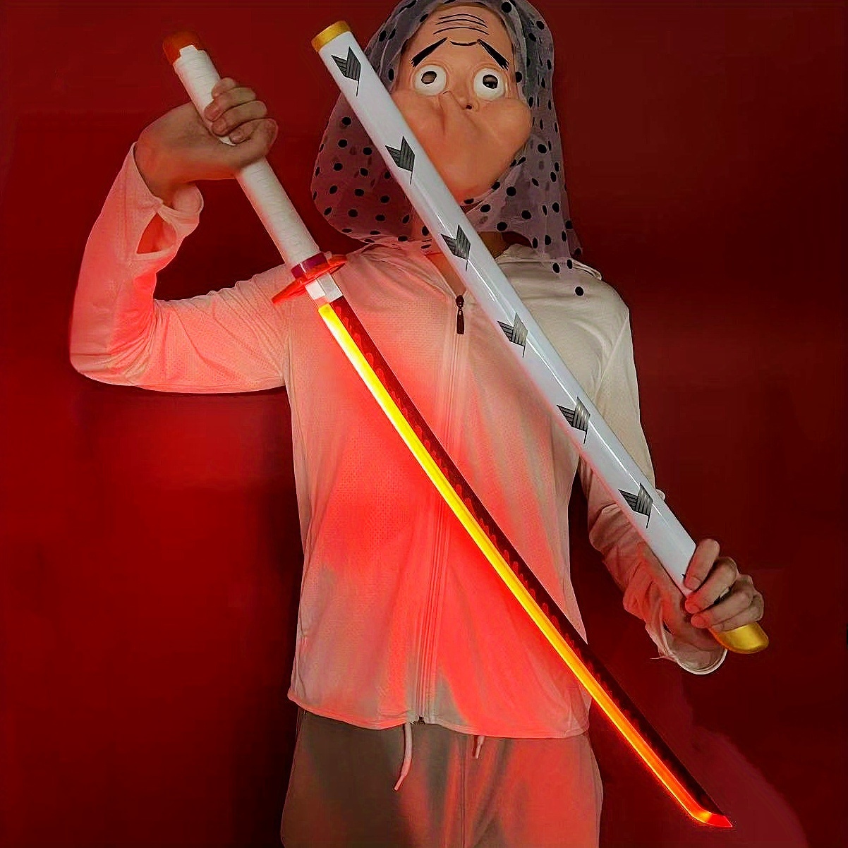 Anime Cosplay Real - Luminous Demon Slayer Katana LED Light