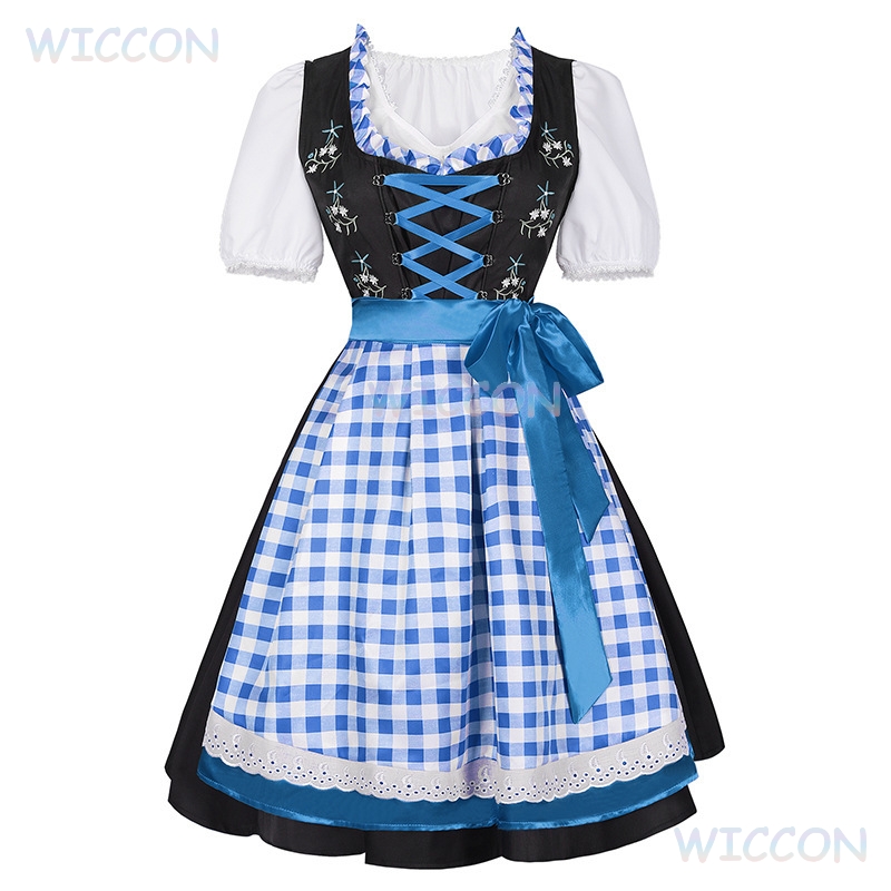 2025 New Oktoberfest Dirndl Dr - Anime Cosplay Plus Size 评论和价格
