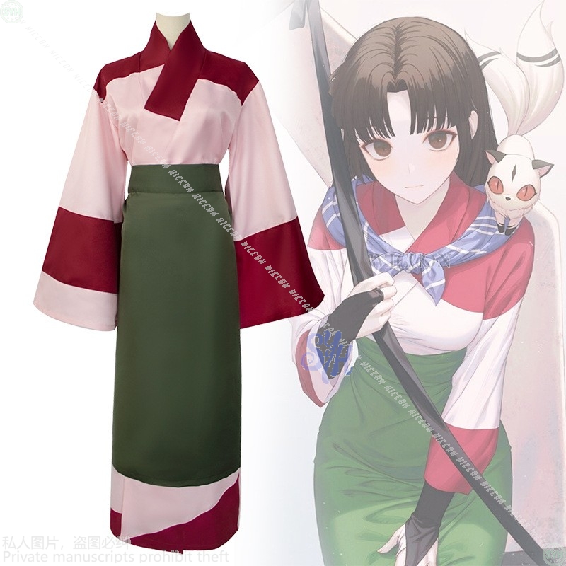 Anime Movie Sango Cosplay Cost - Anime Cosplay Japanese Girl 评论和价格