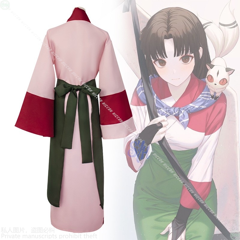Anime Movie Sango Cosplay Cost - Anime Cosplay Japanese Girl 评论和价格