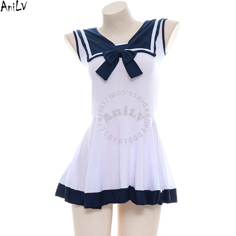 AniLV Japanese Anime Girl Navy - Anime Cosplay Japanese Girl 评论和价格