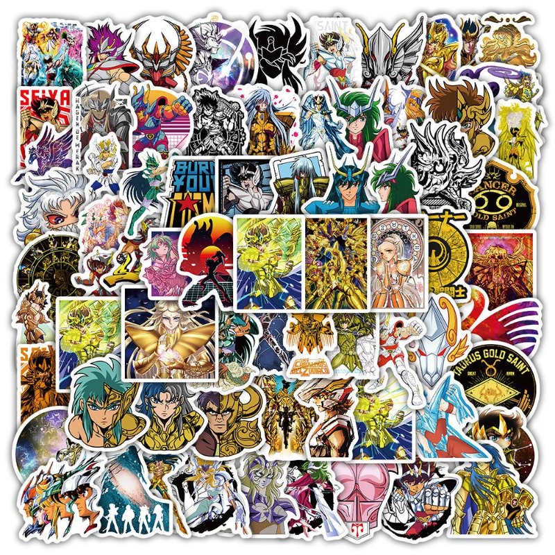101Pcs Saint Seiya Anime Stick - Anime Cosplay Characters 评论和价格