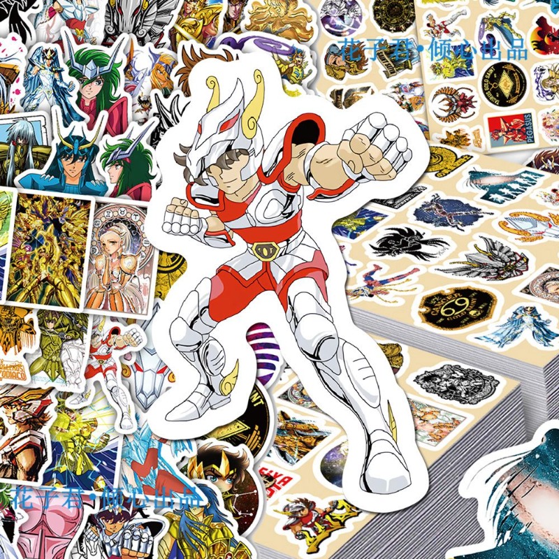 101Pcs Saint Seiya Anime Stick - Anime Cosplay Characters 评论和价格
