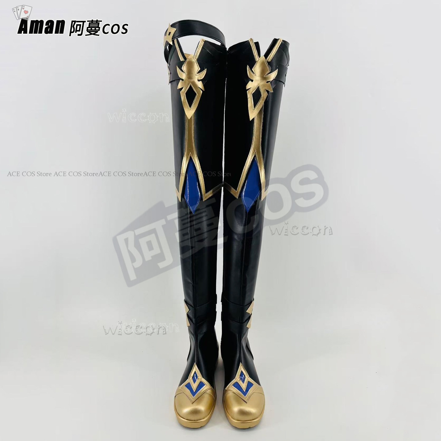 Genshin Impact Lohen High Knee - Anime Cosplay Plus Size 评论和价格