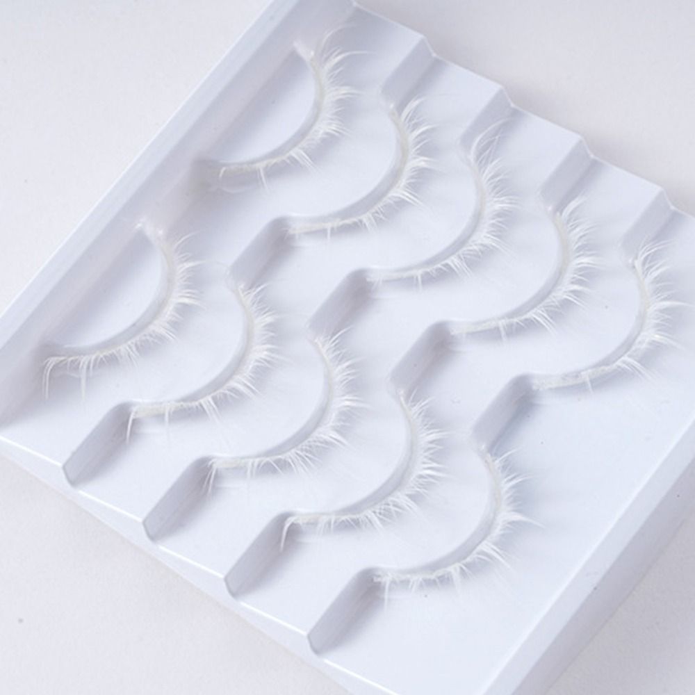 White White Anime Eyelashes Ja - Anime Cosplay Lashes 评论和价格