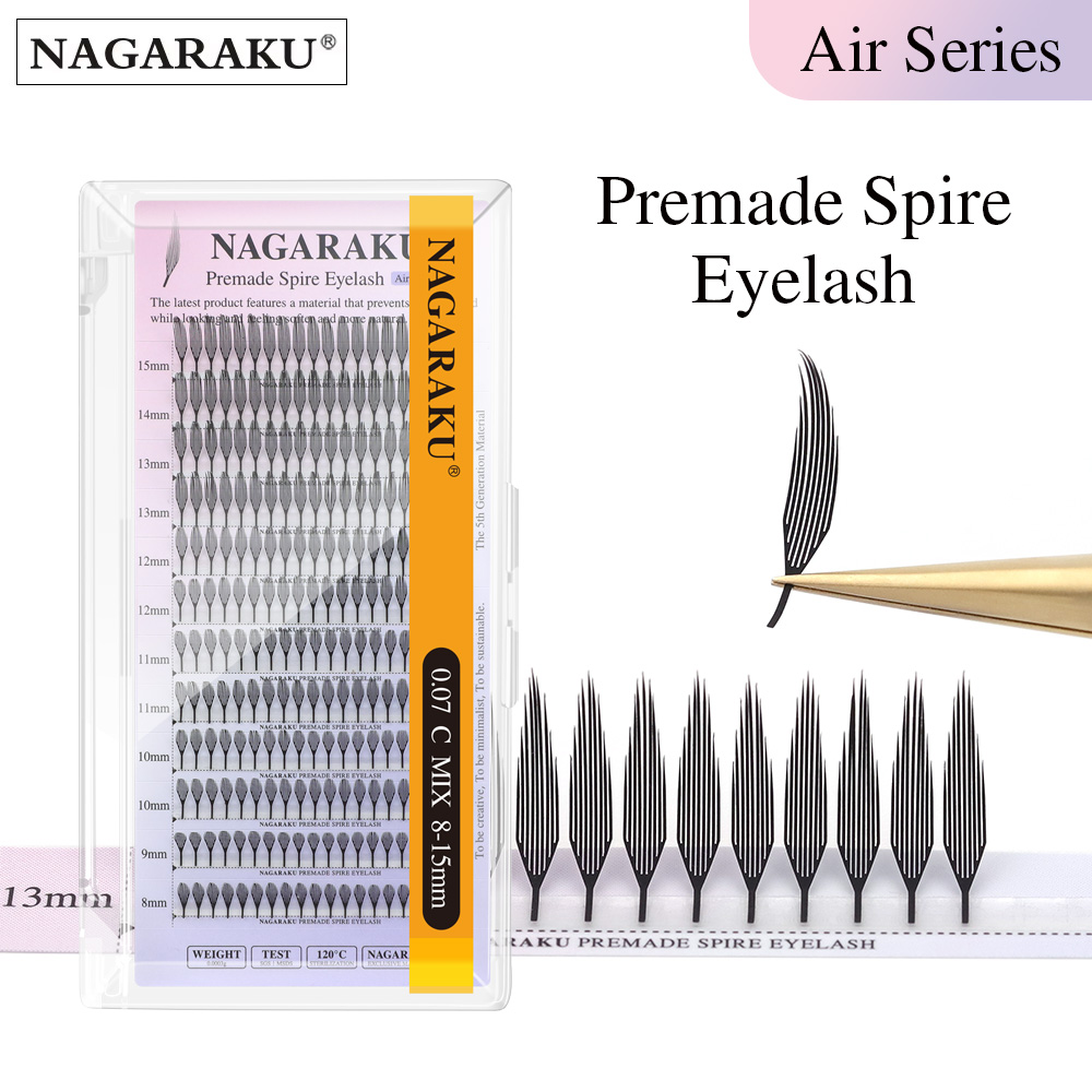 NAGARAKU Premade Spire Eyelash - Anime Cosplay Lashes 评论和价格