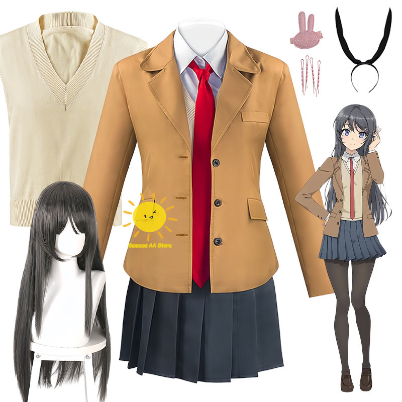 Anime Sakurajima Mai Cosplay R - Cosplay Anime Bunny Girl 评论和价格