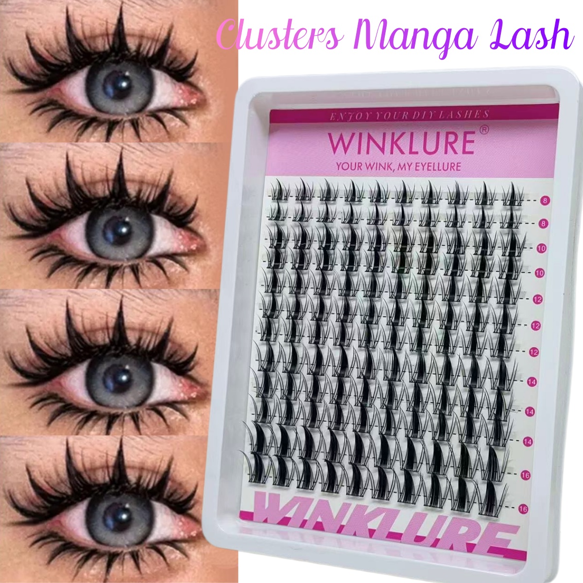 WINKLURE Manga Lash Clusters K - Anime Cosplay Lashes 评论和价格