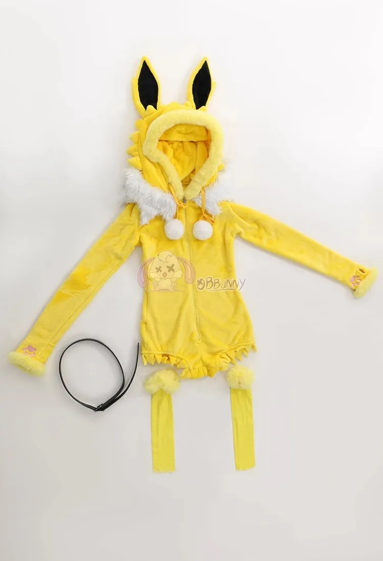 Sexy Deep V Hooded Bodysuit So - Cosplay Anime Bunny Girl 评论和价格