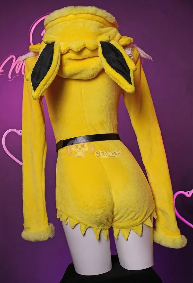 Sexy Deep V Hooded Bodysuit So - Cosplay Anime Bunny Girl 评论和价格