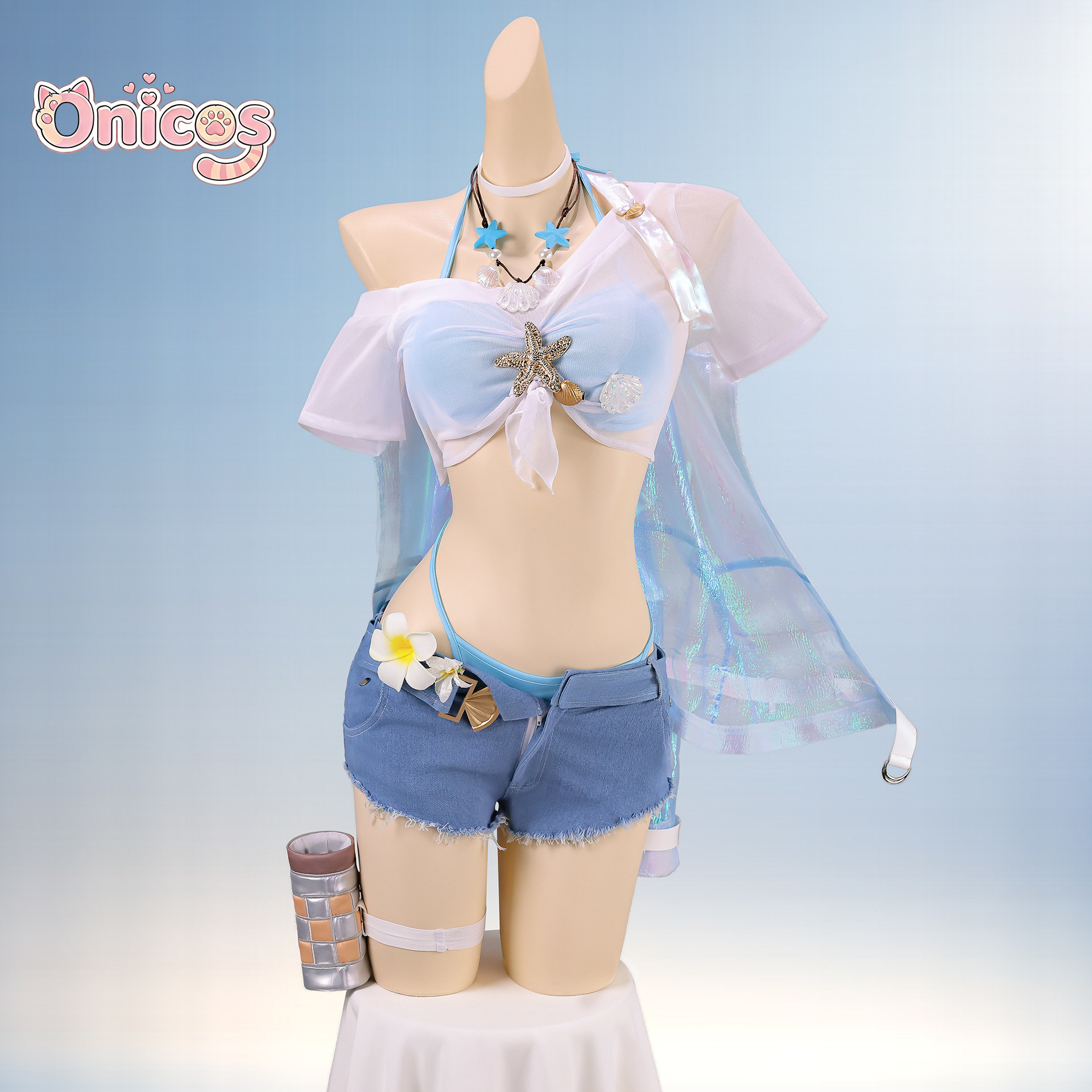 Wuthering Waves Lynne · Mint C - Anime Cosplay Swimsuit 评论和价格