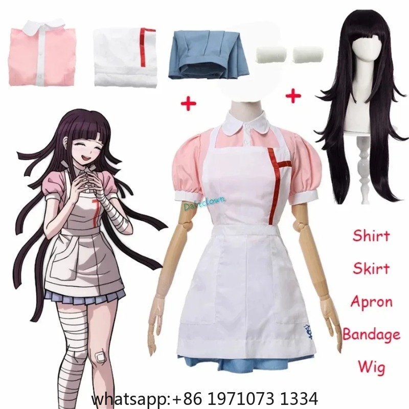 Danganronpa Mikan Tsumiki Cosp - Anime Cosplay Nurse 评论和价格