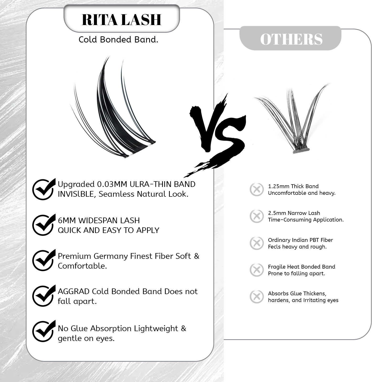 Viva | RITALASH 120pcs Manga M - Anime Cosplay Lashes 评论和价格