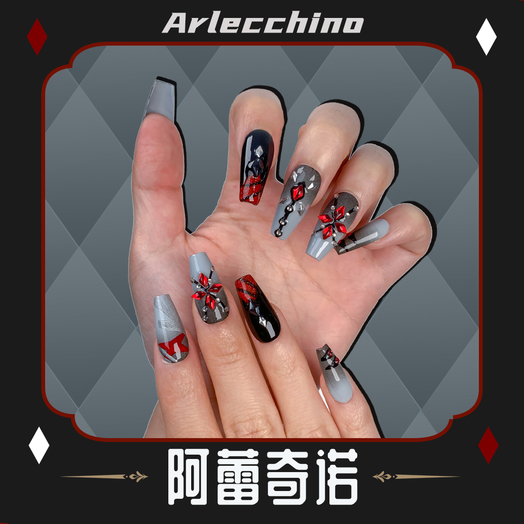 Anime Genshin Impact Arlecchin - Anime Cosplay Armor 评论和价格