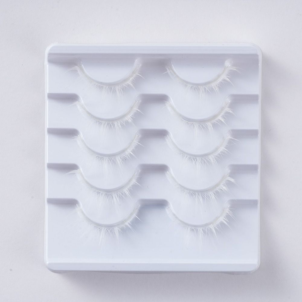 White White Anime Eyelashes Sp - Anime Cosplay Lashes 评论和价格