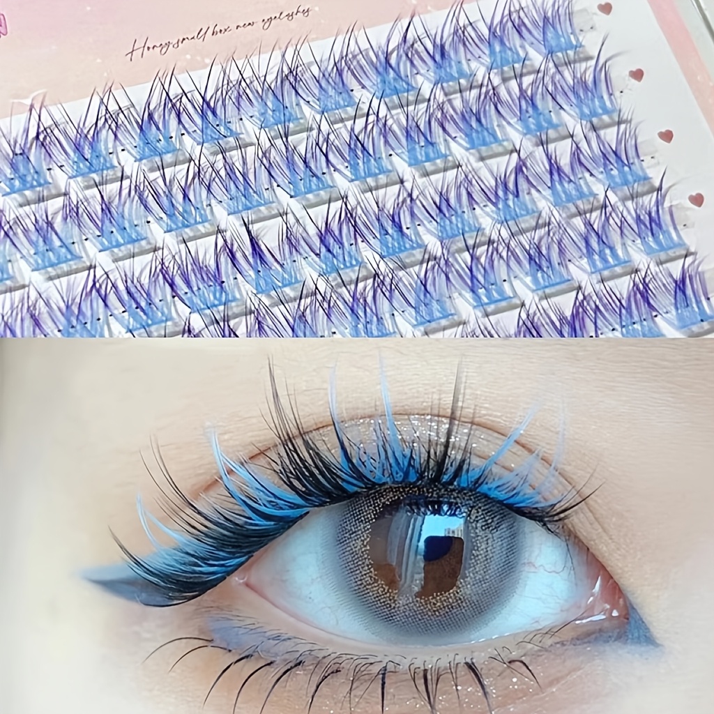 Mixiaohe Colorful Eyelashes 60 - Anime Cosplay Lashes 评论和价格