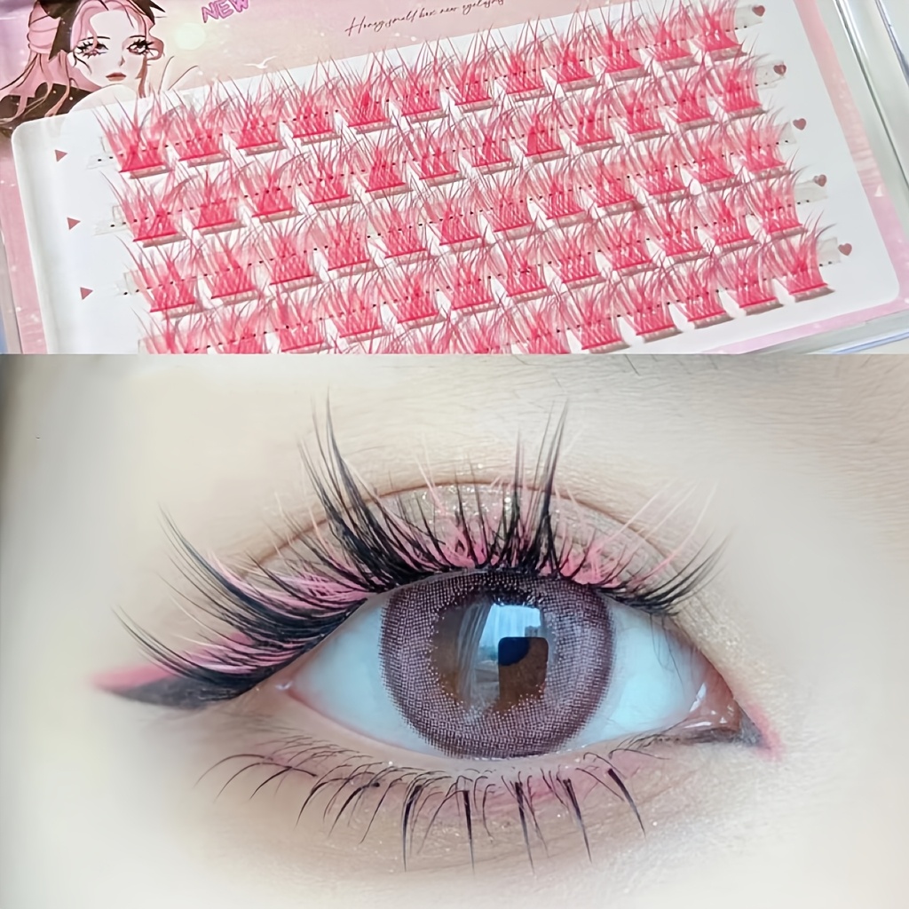 Mixiaohe Colorful Eyelashes 60 - Anime Cosplay Lashes 评论和价格