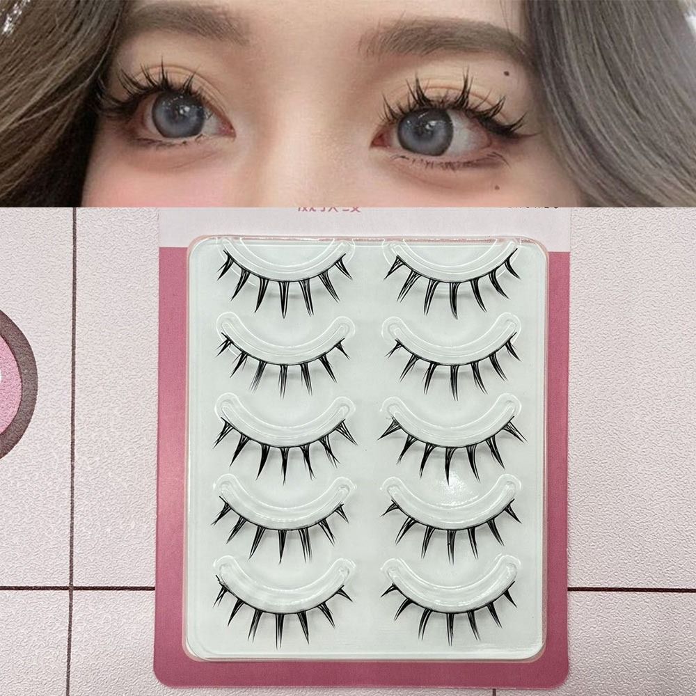 5 Pairs Pack Japanese Cosplay  - Anime Cosplay Lashes 评论和价格