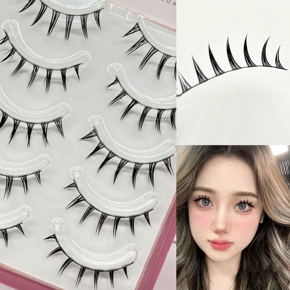 5 Pairs Pack Japanese Cosplay  - Anime Cosplay Lashes 评论和价格