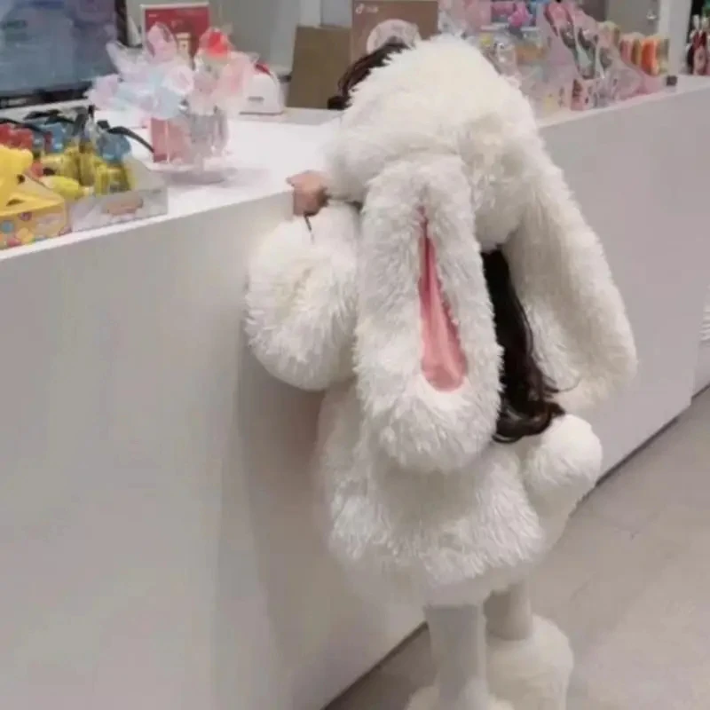 Girls Lovely Cartoon Plush Rab - Cosplay Anime Bunny Girl 评论和价格