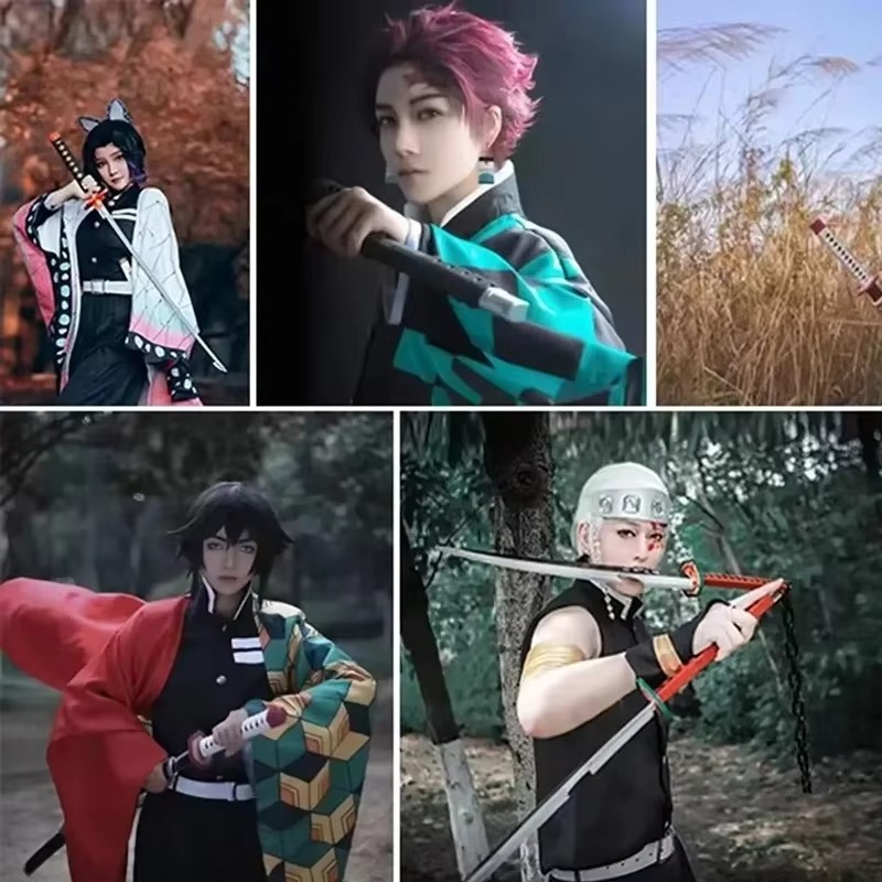 41in/104cm Demon Slayer Katana - Anime Cosplay Real 评论和价格