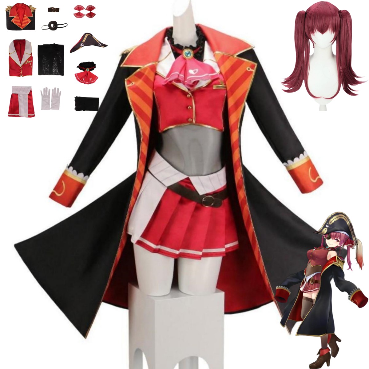 Virtual Idol VTuber Captain Ba - Anime Cosplay Marin 评论和价格